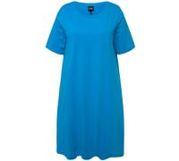 Ulla Popken Women's Plus Size Jersey Dress A-Line Round Neck Half Sleeve
