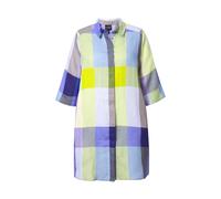 Ulla Popken Women's Plus Size Linen Long Blouse Shirt Collar Pockets