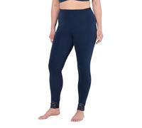 Ulla Popken Women's Plus Size Plus Size Leggings Lace Band, Midnight Blue, 32W x 32L