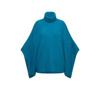 Ulla Popken Women's Plus Size Poncho Turtleneck Oversized Half Sleeve 820882