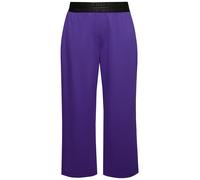 Ulla Popken Women's Plus Size Sweatpants, Cropped, Elastic Waistband, Wide...