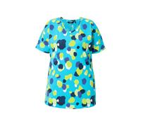 Ulla Popken Women's Plus Size T-Shirt Polka Dot Oversized Round Neck Short...