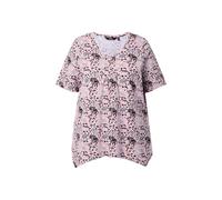 Ulla Popken Women's Plus Size T-Shirt with Animals, A-Line, Asymmetrical...