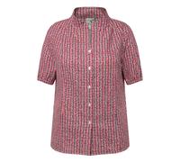 Ulla Popken Women's Plus Size Traditional Blouse, Check Pattern, Stand...