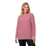 Ulla Popken Women's Ringelpullover, Turtle-Neck Pullover Sweater