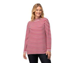 Ulla Popken Women's Ringelpullover, Turtle-Neck Pullover Sweater