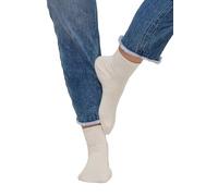 Ulla Popken Women's Short Shaft Sock Rainbow, Cream, One Size