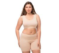 Ulla Popken Women's Slip On Bra Plain T-Shirt Bra Opaque, Pearl White, 58-60