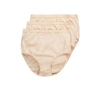 Ulla Popken Women's Slips, 3er-Pack Briefs, Perlweiß, 42