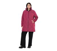 Ulla Popken Women's Spezialist Hyprar Steppmantel Coats, Carmine red, 46-48