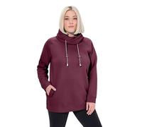 Ulla Popken Women's Sweatshirts, Dark Berry, 54-56