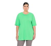 Ulla Popken Women's T-Shirt, Rundhalsausschnitt, Relaxed, Halbarm, Mint Green, 16 UK/18 UK