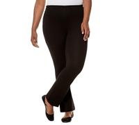 Ulla Popken Women's Yoga Pants Trousers, Black, 66-68 EU