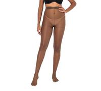 Ulla Popken Women's Strumpfhose, Helanca-qualität, 20den, Matt Tights, Mocha, 44-46