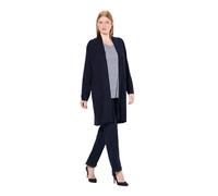 Ulla Popken Womenswear Plus Size Curvy Long Open Front Cardigan Sweater Dark Blue 58+ 712094128-58+