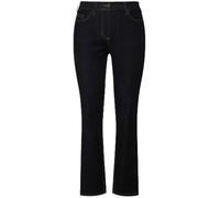 Ulla Popken Womenswear Plus Size Curvy Oversize Great Lengths Soft Sammy Fit Slim Leg Stretch Jeans Dark Blue 24 724597 93-50