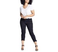 Ulla Popken Womenswear Plus Size Curvy Oversize Great Lengths Straight Leg Mandy Fit Stretch Jeans Black 36 724598 10-62