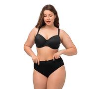 Ulla Popken Womenswear Plus Size Curvy Oversize Picot Trim Basic Soft Cup Bra Black 105D 697146 10-105D
