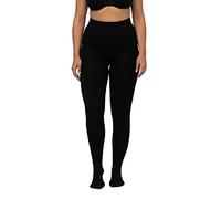 Ulla Popken Women's Strumpfhose, Thermo Pantyhose, Black (Black 10), 30-32