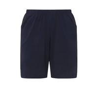 Ulla Popken Women's Jersey Shorts, Pockets, Elastic Waistband Bermuda, darkblue, 32-34