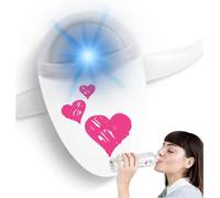 Ulla Water Drink Reminder, Smart Water Bottle Light, Fits Most Bottles, Lights Up When It's Time to Drink (Sweetheart)