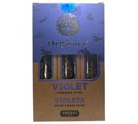 ULLAS Organic Violet Incense Box - 12 boxes of 25 gr. - HOSTENATURA