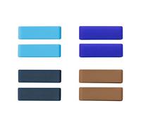 Ullchro 8 Pieces Silicone Watch Strap Loop Replacement Watch Band Retaining Loop Hoop Rubber Retainer Holder Keeper Waterproof 20 Colors- 12, 14, 16, 17, 18, 19, 20, 22, 24, 26 mm (14mm, Color B)