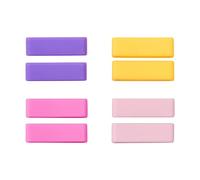 Ullchro 8 Pieces Silicone Watch Strap Loop Replacement Watch Band Retaining Loop Hoop Rubber Retainer Holder Keeper Waterproof 20 Colors- 12, 14, 16, 17, 18, 19, 20, 22, 24, 26 mm (24mm, Color D)