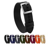 ULLCHRO Nylon Watch Band 20mm 22mm, Single Pass Watch Strap for Men Women, Military Quick Release Breathable Soft Canvas Fabric Adjustable Premium Sport Wristband