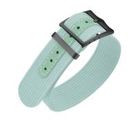 ULLCHRO Nylon Watch Strap 20mm 22mm Nylon Watch Band Replacement Single Pass Nato Strap Breathable Military Watch Bands for Men Soft Elastic Watch Straps with Black Buckle (20mm, Lake Blue)