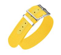 ULLCHRO Nylon Watch Strap 20mm 22mm Nylon Watch Band Replacement Single Pass Nato Strap Breathable Military Watch Bands for Men Soft Elastic Watch Straps (22mm, Yellow)