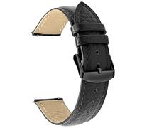 ULLCHRO Retro Leather Watch Strap, Replacement Straps with Quick Release, Watch Straps for Men and Women, Polished Stainless Steel Clasp, Compatible with Watch Lugs 12 mm - 24 mm, 22mm