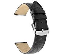 ULLCHRO Vintage Leather Replacement Bands for Men Women Quick Release Watch Strap with Stainless Steel Buckle Choice of Colours and Sizes, 13mm