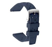 ULLCHRO Watch Strap 20 mm 22 mm FKM Fluororubber Diver 22 mm Watch Strap Quick Release Strap for Men Homo Portofino Silicone Straps, 22mm