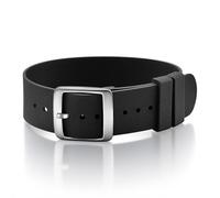 ULLCHRO Watch Strap FKM Rubber Watch Strap 20mm Waterproof Silicone Replacement Band 22mm, Soft Rubber for Man Watch Band (22mm, Black)