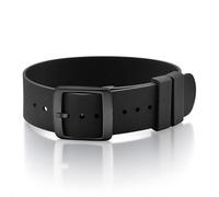 ULLCHRO Watch Strap FKM Rubber Watch Strap 20mm Waterproof Silicone Replacement Band 22mm, Soft Rubber for Man Watch Band (20mm, Black)