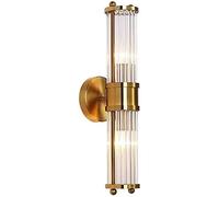 ULLGO Modern Minimalist Wall Lamp Light Luxury Postmodern Crystal Wall Light Living Room Study Bedroom Bedside Wall Sconce Lighting Fixture for Corridor Balcony Aisle (Size : 17.7in)