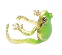 ULLKEL Delicate Adjustable Open Frog Ring for Women, Cute Tree Frog Animal Jewelry Gift, Metal, No Gemstone