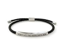 ULLKEL Dont Let The Hard Days Win Bracelet for Women Adjustable Handmade Braided Inspirational Jewelry Mental Health Support Daily Encouragement Accessory Meaningful Appreciation Keepsake, Adult
