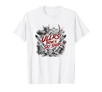 Ullrs Bow and Ski Shop Viking Ullr Archery Skiing T-Shirt