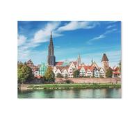 Ulm city panorama, Germany，Jigsaw Puzzle Adults Kids Children's Educational Toy Personalized Gift（38x26cm）-J4