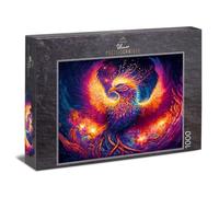 Ulmer Puzzleschmiede - 1000 piece puzzle ‘Phoenix’ - The mythical bird as a striking motif from the ‘Colours & Fantasy’ collection made in Germany