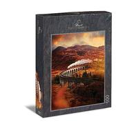 Ulmer Puzzleschmiede - Glenfinnan Viaduct Puzzle - Scenic 500 Piece Scotland Puzzle - The Railway Viaduct in the Scottish Highlands - A Known Movie Motif as a Puzzle
