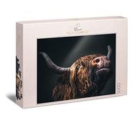 Ulmer Puzzleschmiede - Jigsaw puzzle "Yak" - classic puzzle with 1000 pieces - the powerful highland cow from the Himalayan mountains hears the call of the mountain
