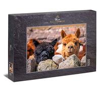 Ulmer Puzzleschmiede - Puzzle "Alpaca": 1000 pieces jigsaw puzzle - Puzzle motif from South America with free-living alpacas in the Andes