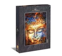 Ulmer Puzzleschmiede - Puzzle "Buddha": 1000 pieces jigsaw puzzle - Buddha head as watercolour painting