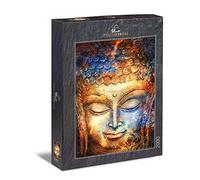 Ulmer Puzzleschmiede - Puzzle Buddha - 2000 pieces puzzle - art puzzle with Buddhism motif - the Buddha head as watercolour painting