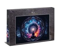 Ulmer Puzzleschmiede - Puzzle 'Chakra' - 1000 Piece Adult Jigsaw Puzzle - Meditative Mandala Motif - Made in Germany