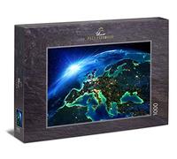 Ulmer Puzzleschmiede - Puzzle "Europe": 1000 pieces jigsaw puzzle - Europe seen from space at night