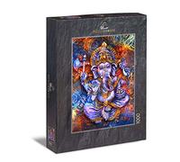 Ulmer Puzzleschmiede - Puzzle "Ganesha": 1000 pieces jigsaw puzzle - The popular Hindu god as a colourful painting